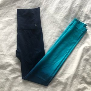 CLIMAWEAR Blue Ombré Leggings